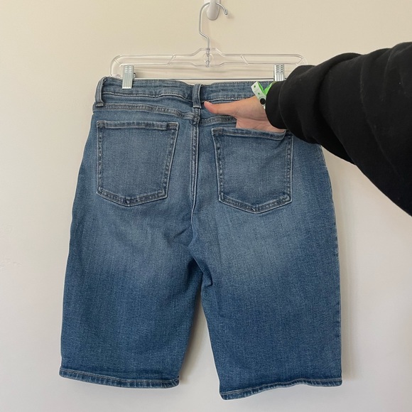 LONG DENIM MOM SHORTS - Picture 4 of 5